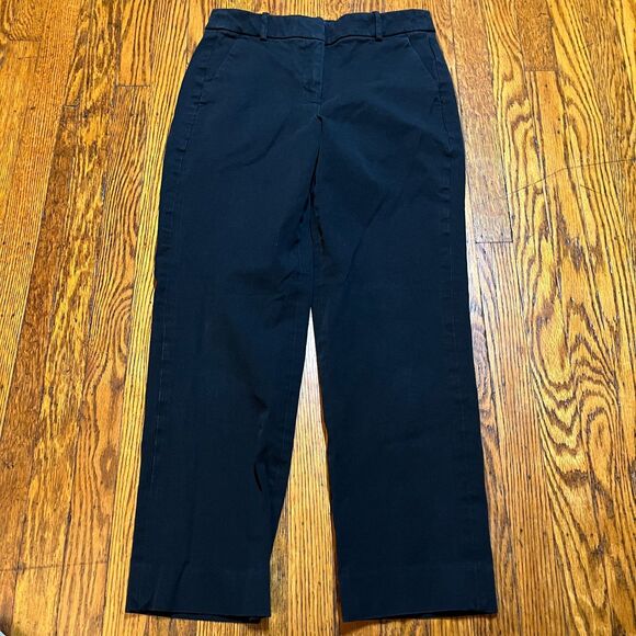 J.CREW Pants - J.Crew Kallie Fit Straight Leg Chino Trousers Black Women's Size 4 Pants